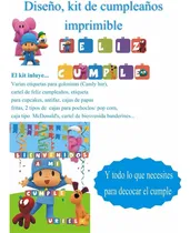 Comprar Pocoyo Decoración Cumpleaños Imprimible Personalizados