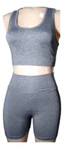 Comprar Pack Combo X2 Calza Short Lycra + Top Deportivo Lycra