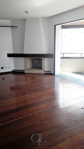 Imagem 1 de 15 de Moema - Apartamento 3 Suítes, 2 Vagas Com Deposito - 3079-1