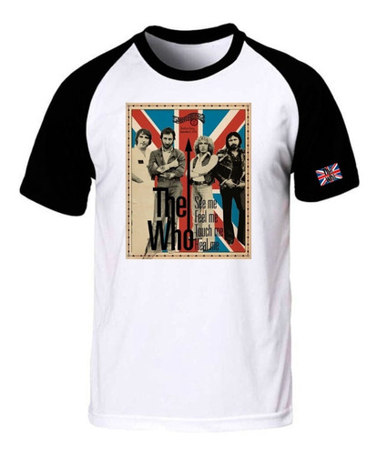 The Who Banda See Me Feel Me  Remera Spun Adulto/niño Unisex