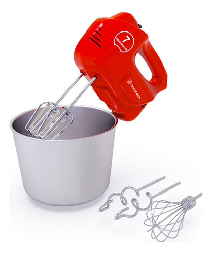 Combo/pack Licuadora Com Bosstech B5 2000w+batidora 200 Rojo
