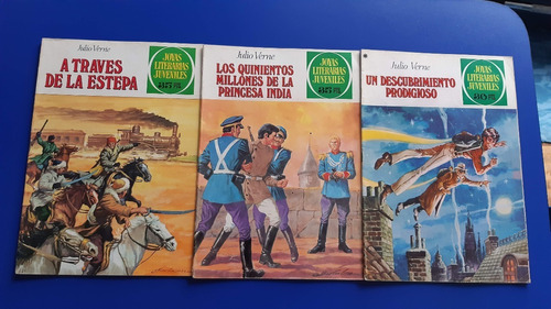 Coleccion Set De 3 Revistas Comics Obras De Julio Verne