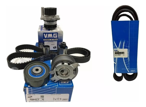 Kit Distribucion Skf + Bomba Agua +poliv Vmg Amarok 2.0 Tdi