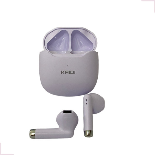 Fone De Ouvido Bluetooth P/ Celular Sem Fio Kaidi Tws Kd-771 Cor Violeta