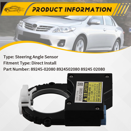 Js Sensor De Ángulo De Dirección De Coche 89245-02080 Para
