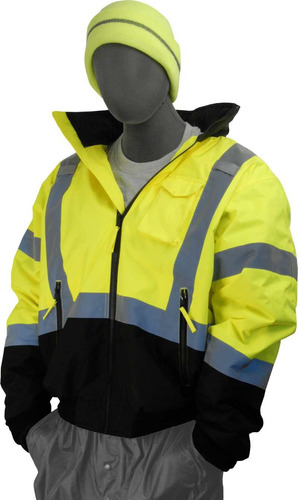 Glove 75 1311 Hi-vis Chaqueta Bomber Amarilla Parte Inferior