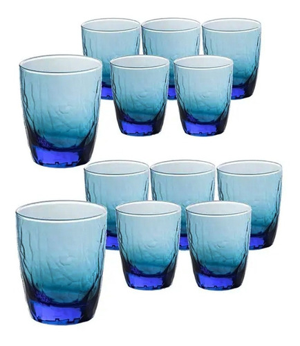 Set X12 Vaso Bajo Cristar Da Vinci De Vidrio Muy Resistente