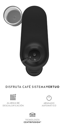 Cafetera Nespresso Vertuo Pop Color Negro