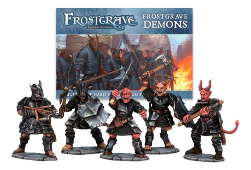 Caixa 20 Miniatura  Frostgrave Demons Demônio 28mm Rpg Dnd