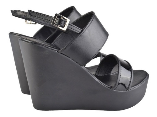 Sandalias Taco Chino De Mujer De Cuero Lappas - Ferraro