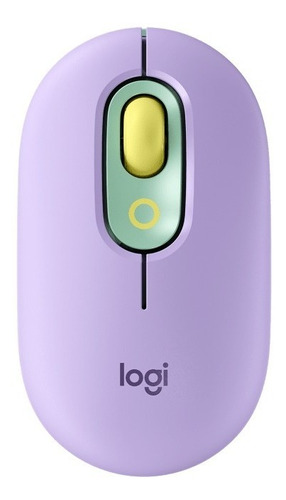 Mouse Bluetooth Logitech Pop Menta/lila Emojis Daydream