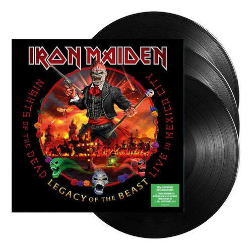 Iron Maiden Legacy Of The Beast: Live In Mexico   3 X Vinilo