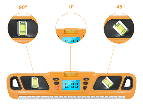 Motoniveladora Digital Con Nivel Magnético De 4x90° Con