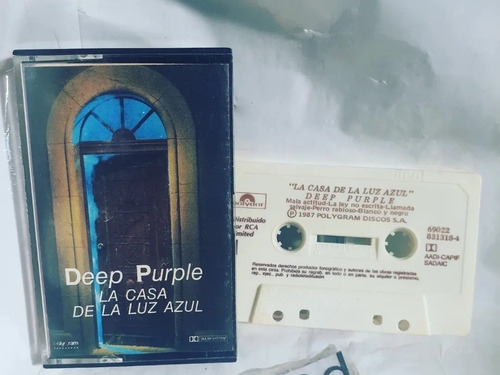 Deep Purple La Casa De La Luz Azul Cassette 1acds 