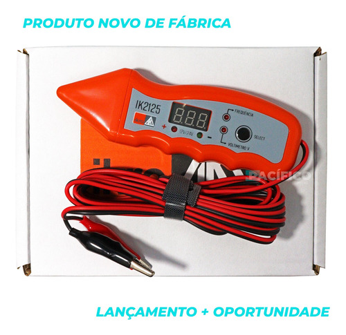 Caneta Teste Digital Polaridade Com Frequencimetro 12v 24v