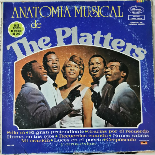Disco Lp: The Platters- Anatomia Musical 3 Lps