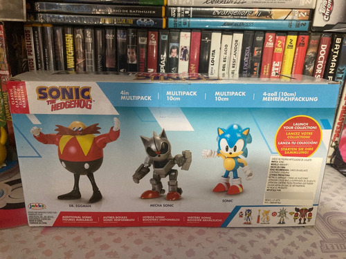 Sonic Hedgehog - Multipack Sonic Dr Eggman Y Mecha Sonic 4 (Usado)