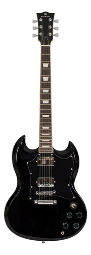 Guitarra Elétrica Basswood Michael Hammer Gm850n Preto