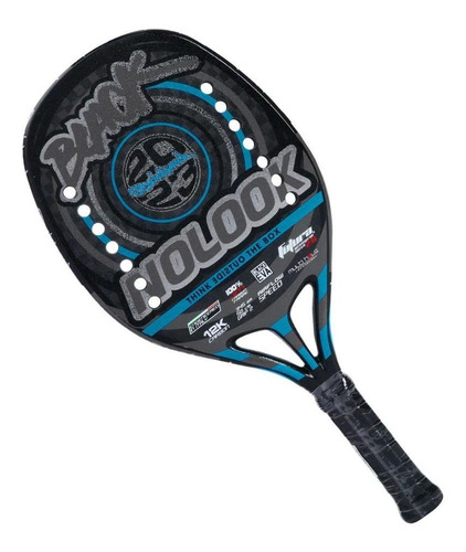 Raquete De Beach Tennis Quicksand Nolook Black