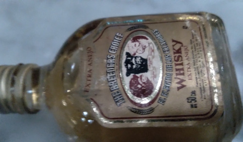 Botella Botellita De Whisky The Breeders Choice. Legendaria. (Usado)