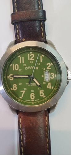 Reloj Orvis Wristwatch With Green Hammer