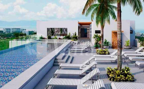 Imagen 3 de 14 de Departamento En Venta En Vitania Nuevo Vallarta A 5 Minutos