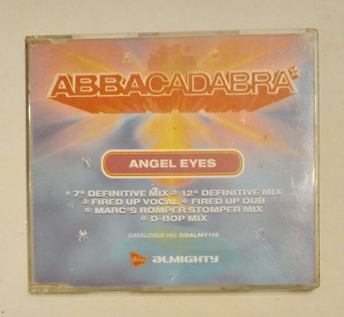 Abbacadabra Cd Angeleyes (ver Descrip.) 