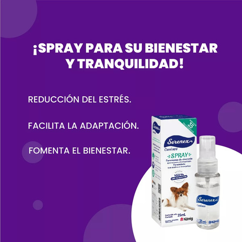Serenex Spray Feromonas Para Perros X 25 Ml