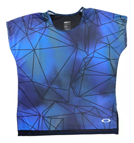 Camiseta Oakley Mod Trn Vapor Feminina - Azul