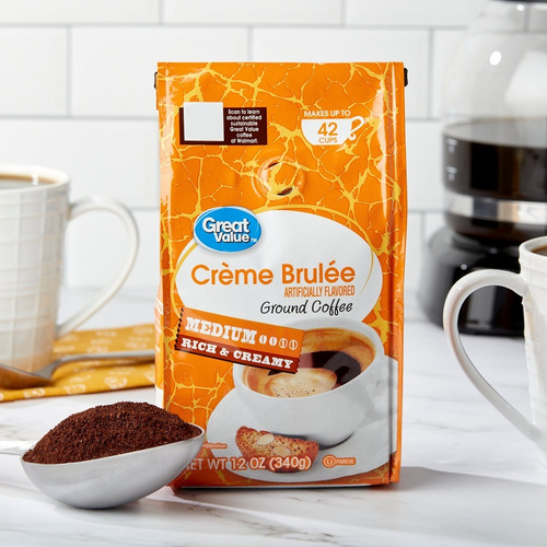 Great Value Créme Brulée Ground Coffe 340 G