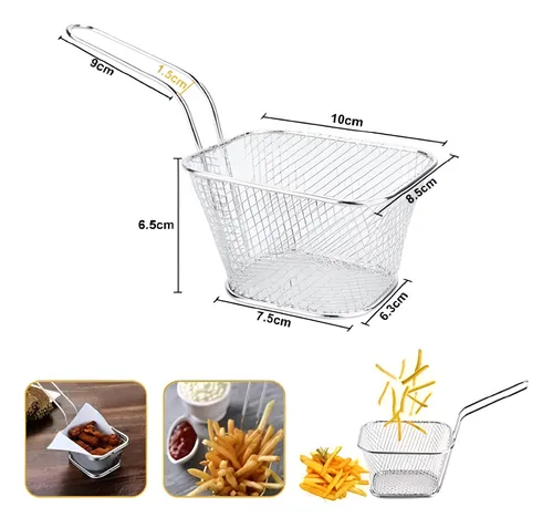 Mini Cesta Para Papas Fritas X 40