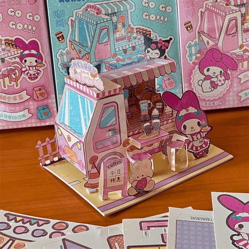 Set Armable Cafeteria Diy Kuromi Y My Melody Sanrio