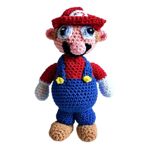 Mario Bros Amigurumi Crochet Hecho A Mano