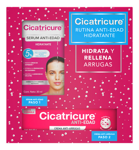 Pack Cicatricure Serum Antiedad Hidratante + Crema Antiedad