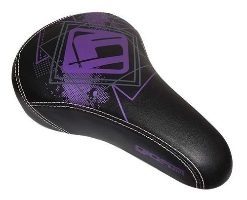 Kit Bike Gios Selim Gl-1109 + Manopla Gi-075h Bmx Freeride. Cor Roxo