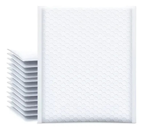 Envelope Saco Bolha 12x18 10 Unidades Cor Branco Embala Plástico