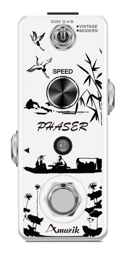 Pedal Phaser Para Guitarra Amuzik Lef-313 Pedal De Efectos D