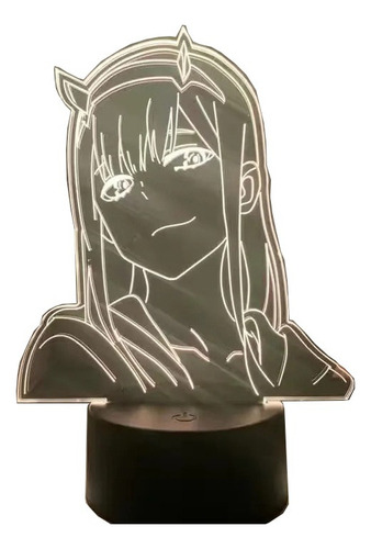 Lámpara 3d Zero Two Anime Darling In The Franxx Luz Nocturna