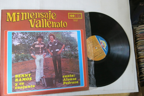 Vinyl Vinilo Lp Acetato Benny Ramos Mensaje Vallenato