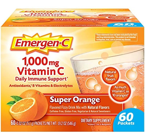 Mezcla Para Suplemento Dietético Bebible Emergen-c, Con 0,03