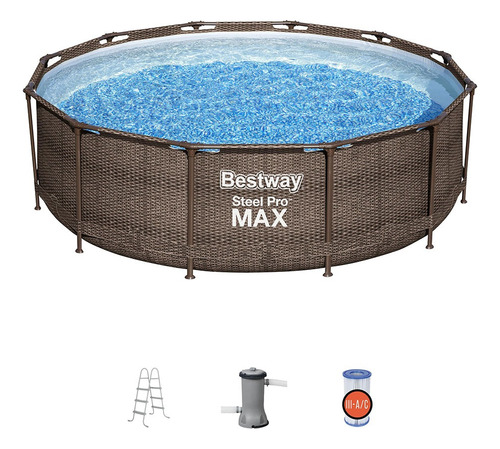 Alberca Estructural Redonda 3.66m X 1.00 Bestway 56731 Azul