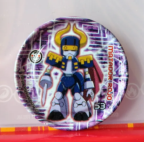 comprar Tazos Metalix De Medabots,matador Rojo #53, Sabritas.