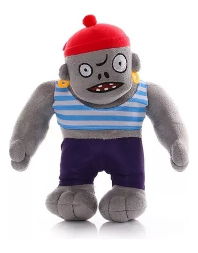 Peluche Zombie Pvz Pirata Musculoso