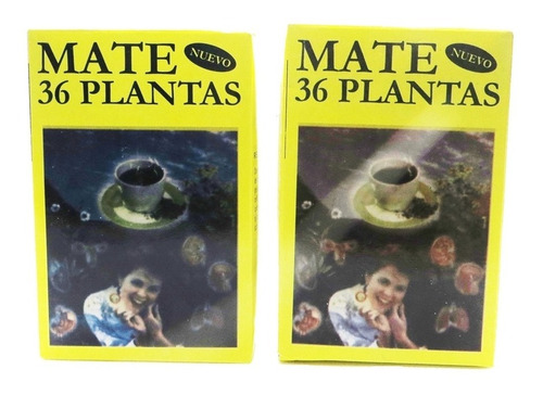Imagen 1 de 2 de Pack De 2 Infusiones Mate 36 Plantas 