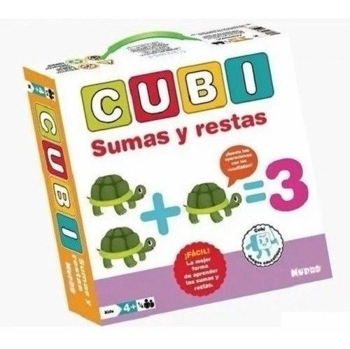 Juego De Mesa Didáctico Cubi Sumas Y Restas Nupro