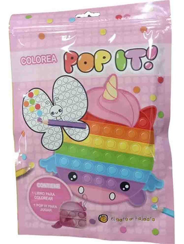 Unicornios Colorea Pop It (con Forma Para Jugar) - Variosaut