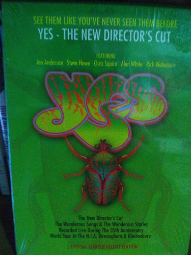 Nuevo Sellado Yes The New Director's Cut 2 Dvds 