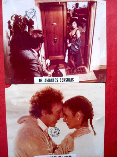 Lote De 2 Lobby Cards Filme Os Amantes Sensuais! 1980