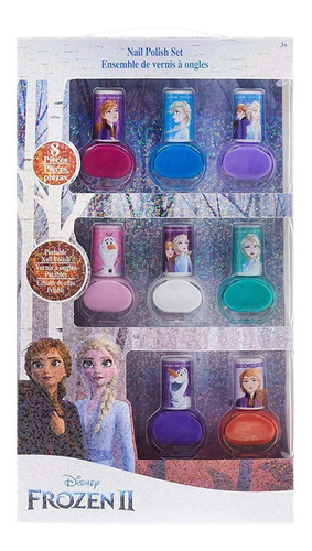 Townleygirl Disney Frozen - Juego De 2 Esmaltes De Uñas (8 U