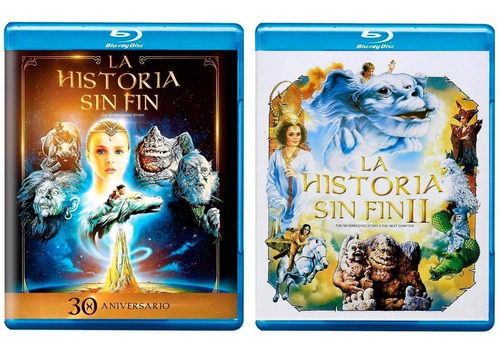 La Historia Sin Fin 1 Uno Y 2 Dos Paquete Peliculas Blu-ray